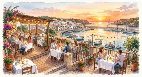 Restaurant S'Algaret dining room